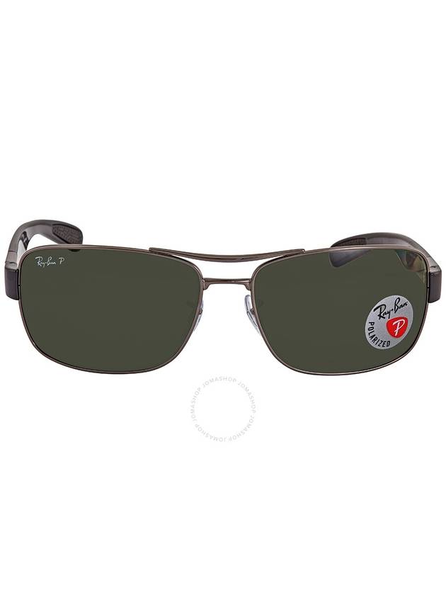 Ray Ban Polarized Green Classic G-15 Square Men's Sunglasses RB3522 004/9A 64 - RAY-BAN - BALAAN 1