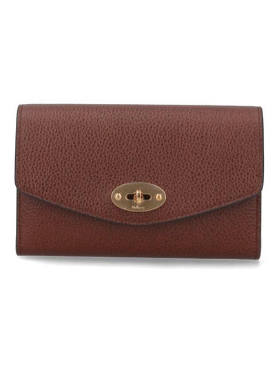 Darley Medium Leather Card Wallet Oak - MULBERRY - BALAAN 2