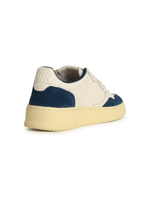 Autry 'Medialist' Blue Leather Sneakers - AUTRY - BALAAN 3