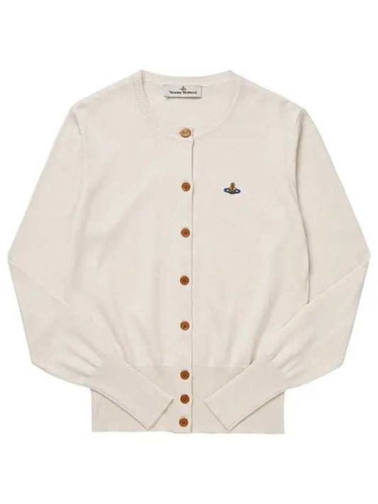 Bea Crop Cardigan Off White - VIVIENNE WESTWOOD - BALAAN 2