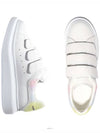 Velcro Leather Low Top Sneakers White - ALEXANDER MCQUEEN - BALAAN 4