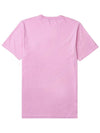 Grey Fox Head Patch Classic Short Sleeve T-Shirt Dusty Rose - MAISON KITSUNE - BALAAN 3