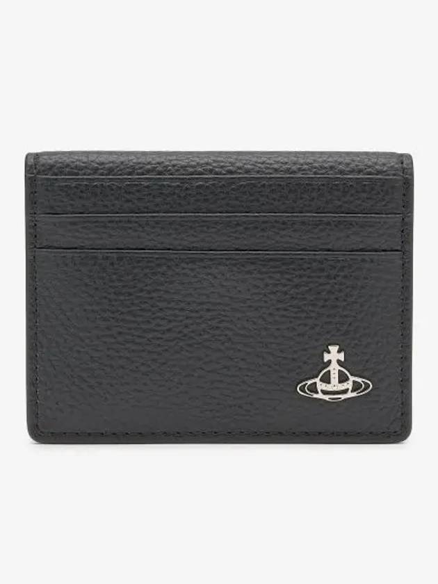 ORB Plaque Card Wallet Black - VIVIENNE WESTWOOD - BALAAN 2