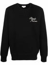 Logo Embroidery Print Sweatshirt Black - ALEXANDER MCQUEEN - BALAAN 1