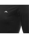 Luke Half Zip Up Mid Long Sleeve T-Shirt Black - J.LINDEBERG - BALAAN 5