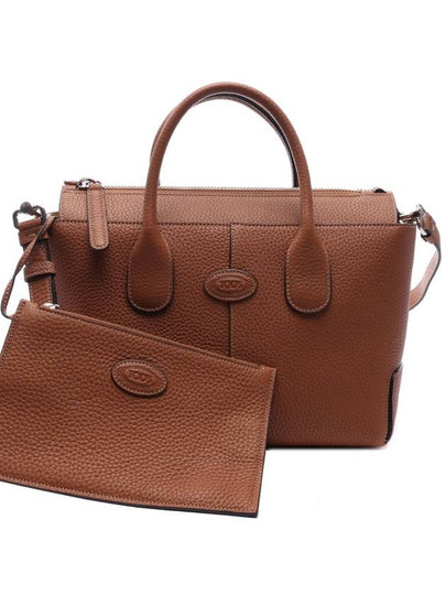 Di Leather Tote Bag Brown - TOD'S - BALAAN 2