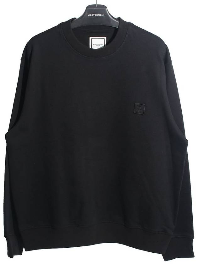 3D Coral Back Logo Sweatshirt Black - WOOYOUNGMI - BALAAN 3