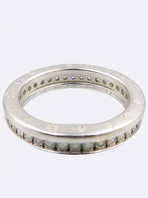 329352 AU750 White Gold B ZERO 1 One Pave Diamond Ring No 17 - BVLGARI - BALAAN 2