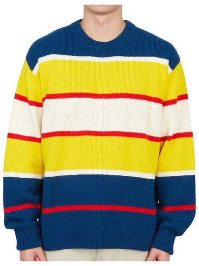 Striped Wool Knit Knit Top - GUCCI - BALAAN 2