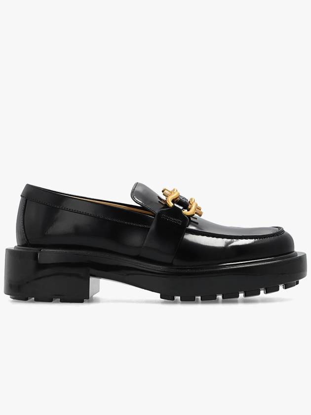 Monsieur Chunky Leather Loafers Black - BOTTEGA VENETA - BALAAN 2