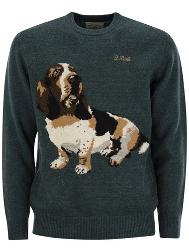 Dachshund jumper in wool blend - MC 2 SAINT BARTH - BALAAN 1