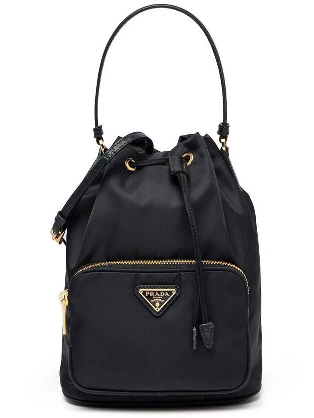 Duet Re-Nylon Bucket Bag Black - PRADA - BALAAN 2