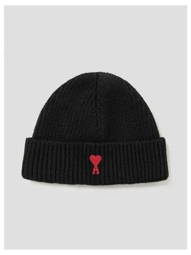 Unisex Red Adc Beanie Black Domestic Product GM0024091068115 - AMI - BALAAN 1