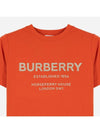 Kids Logo Crew Neck Short Sleeve T Shirt Red 8051426 - BURBERRY - BALAAN 2