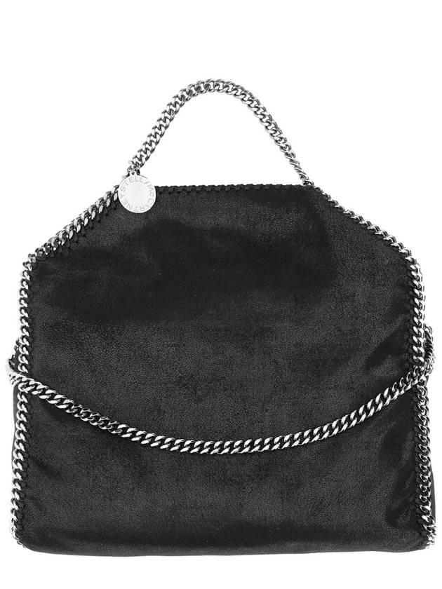 Falabella Fold Over Tote Bag Silver Black - STELLA MCCARTNEY - BALAAN 3