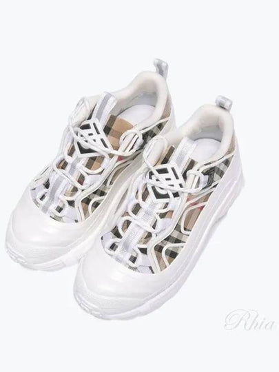 Check Arthur Low Top Sneakers Beige - BURBERRY - BALAAN 2