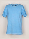 Piece Dyed Short Sleeve T-Shirt Blue - CP COMPANY - BALAAN 2