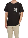 Y 3 Men's Short Sleeve T-Shirt IN8743 BLACK - YOHJI YAMAMOTO - BALAAN 4