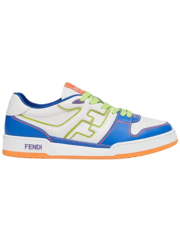 Match Low Top Sneakers Blue - FENDI - BALAAN 1