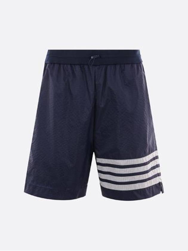 4 Bar Stripe Track Shorts Navy - THOM BROWNE - BALAAN 2