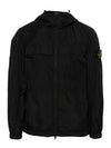 Garment Dyed Crinkle Reps R-Nylon Jacket Black - STONE ISLAND - BALAAN 2