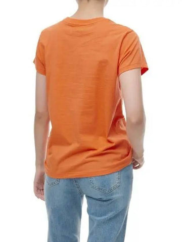 W Cotton Jersey Crew Neck Tee Orange - POLO RALPH LAUREN - BALAAN 1