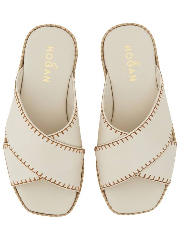 Sandals HXW6600FH40LE9B013 IVORY - HOGAN - BALAAN 4