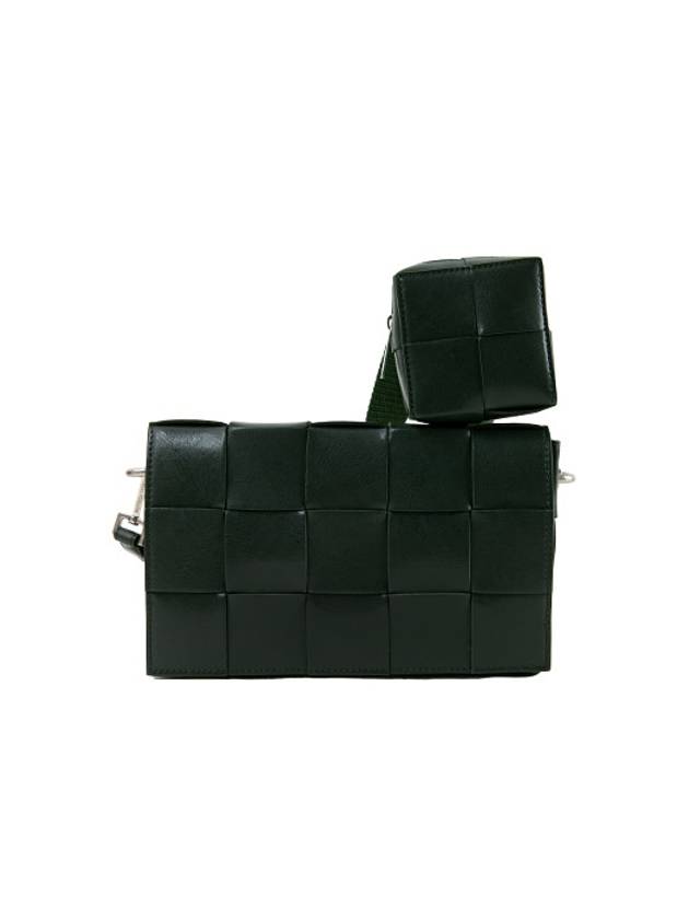 Cassette Versatile Strap Cross Bag Dark Green - BOTTEGA VENETA - BALAAN 2