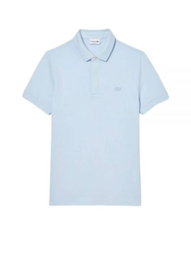 Men's Paris Regular Fit Stretch Cotton Pique Short Sleeve Polo Shirt Light Blue - LACOSTE - BALAAN 2