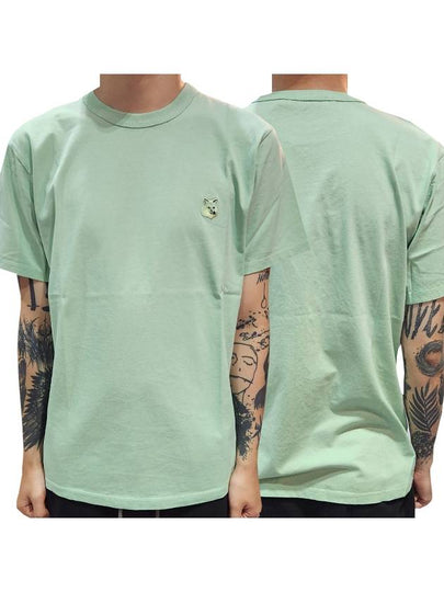 Tonal Fox Head Patch Regular Short Sleeve T-Shirt Mint - MAISON KITSUNE - BALAAN 2