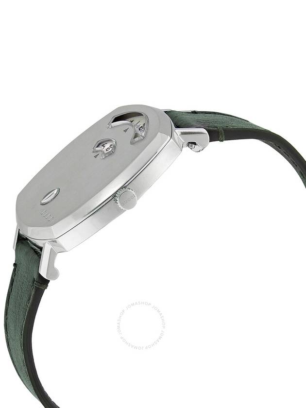 Grip Leather Watch Green - GUCCI - BALAAN 3