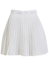 Golf Wear Uncut Chiffon Pleated Skirt White - J JANE - BALAAN 2