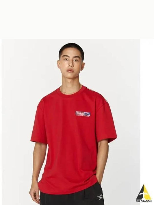 small square t shirt red - REEBOK - BALAAN 1