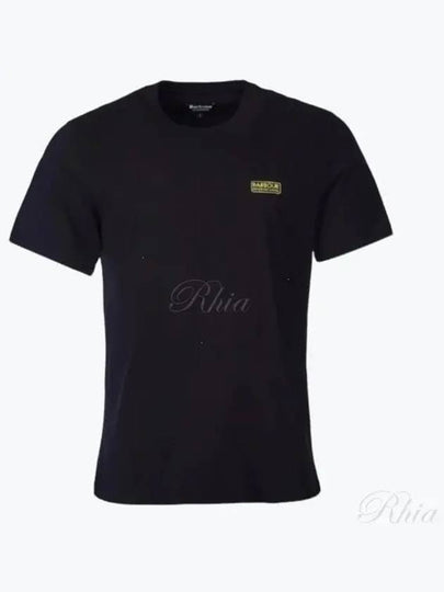 Men's International Small Logo Short Sleeve T-Shirt Black - BARBOUR - BALAAN 2