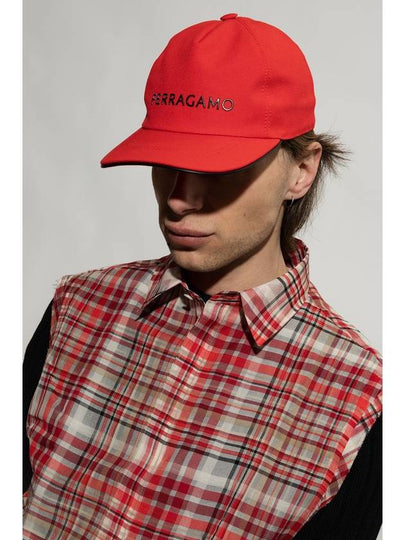 FERRAGAMO Baseball Cap, Men's, Red - SALVATORE FERRAGAMO - BALAAN 2