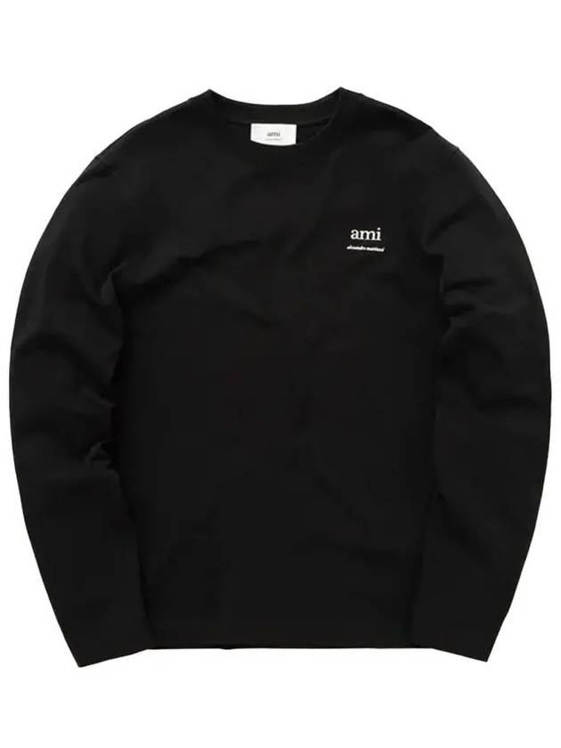 Alexandre Mattiussi Long Sleeve T-Shirt Black - AMI - BALAAN 2