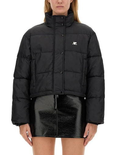 Courrèges Down Jacket With Logo - COURREGES - BALAAN 1