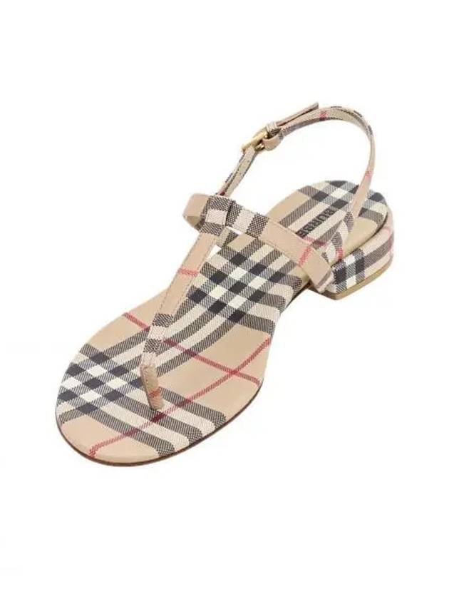 Vintage Check Lambskin Sandals Archive Beige - BURBERRY - BALAAN 2