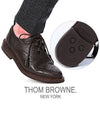 DP Sail MFD043L00198 205 Leather Wingtips - THOM BROWNE - BALAAN 1