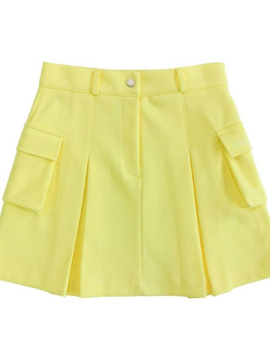 Vivid Cargo Skirt YELLOW - MONBIRDIE GOLF - BALAAN 2