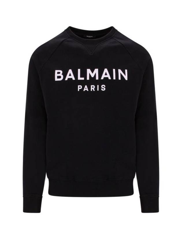 Logo Printing Sweatshirt Black - BALMAIN - BALAAN 2