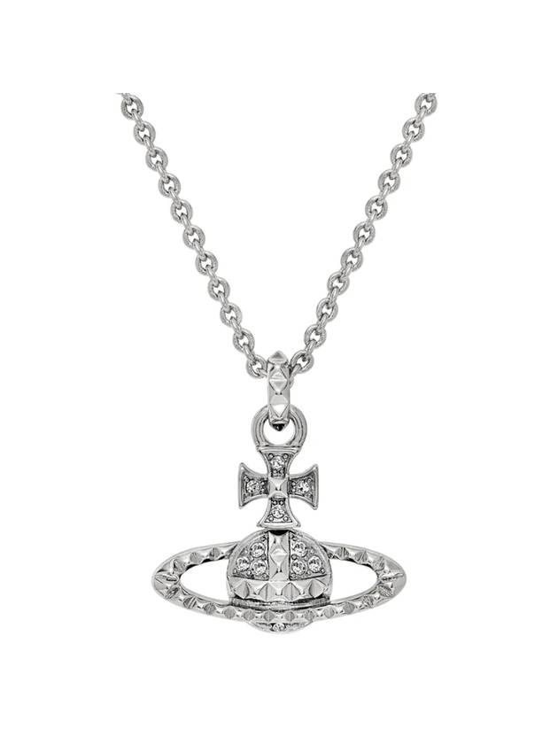 Mayfair Bas Relief Pendant Necklace Silver - VIVIENNE WESTWOOD - BALAAN 1
