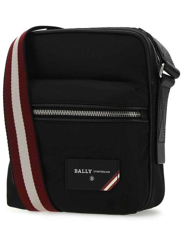 Logo Message Patch Cross Bag Black - BALLY - BALAAN 3