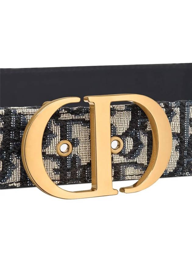 30 Montaigne Belt Blue - DIOR - BALAAN 5