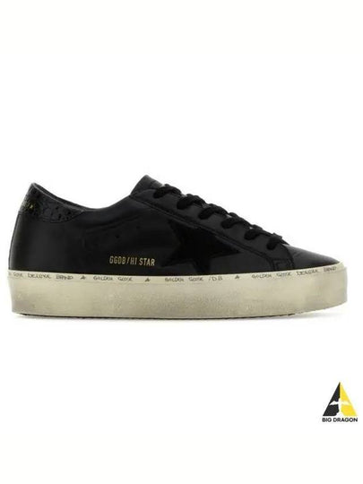 Pure Star Leather Low Top Sneakers Black - GOLDEN GOOSE - BALAAN 2