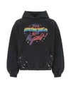 Graphic Logo Hooded Top Black - BALENCIAGA - BALAAN 2