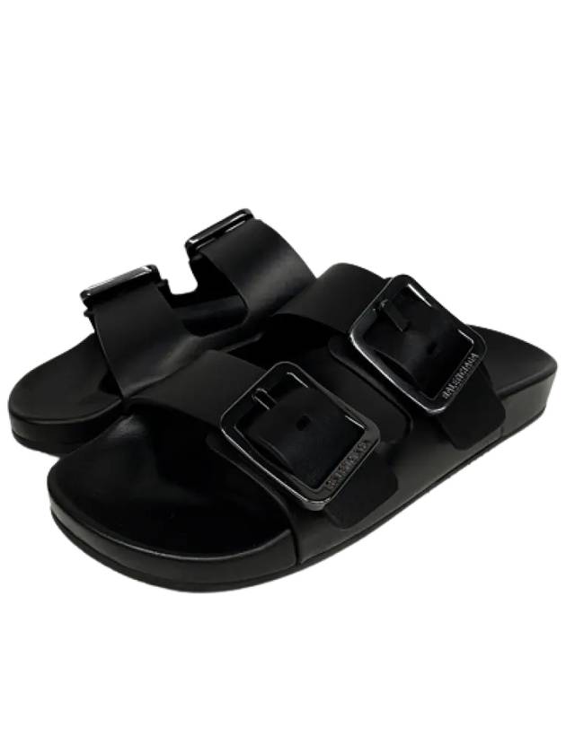 Mallorca Strap Slippers Black - BALENCIAGA - BALAAN 3