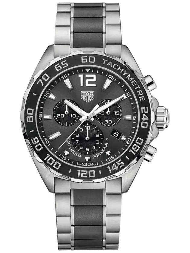 Men's Formula 1 Quartz Chronograph Watch Silver - TAG HEUER - BALAAN 4