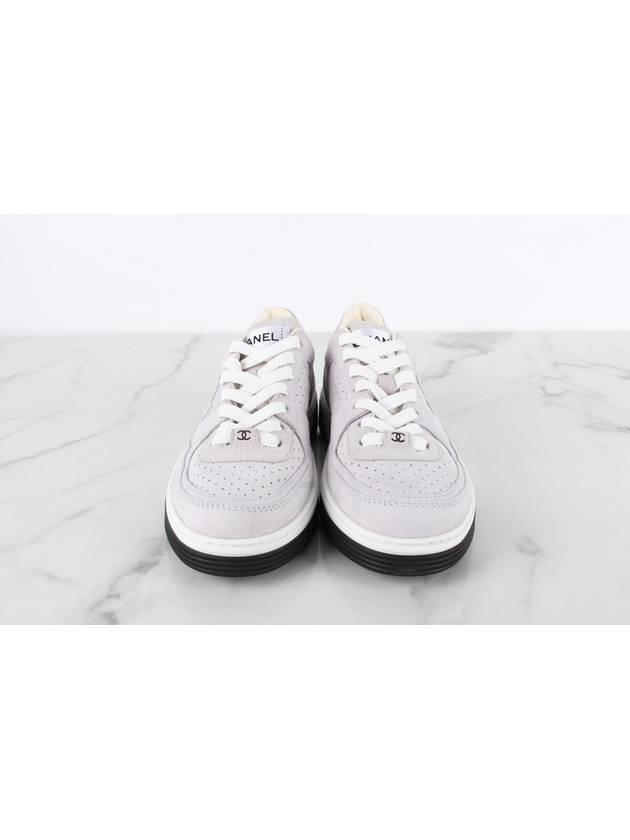 CC logo air force sneakers light purple 36 5 235 - CHANEL - BALAAN 3