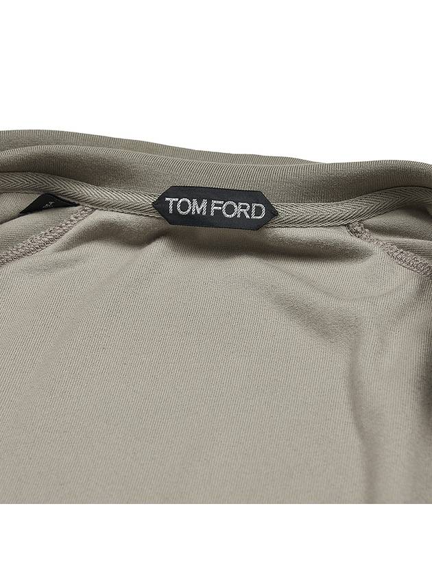 Velvet Blouson Cotton Zip-Up Jacket Green - TOM FORD - BALAAN 9